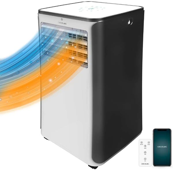 Cecotec ForceClima 9500 Heating Connected, aire acondicionado portátil frío calor con bomba de calor y wifi